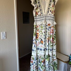 FARM RIO Garden Maxi Dress